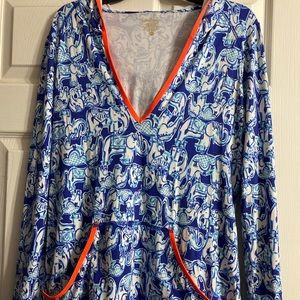Lilly Pulitzer popover EUC